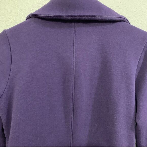 SKETCHERS Full Zip Sweatshirt Women Small Purple Fleece Pockets Medium Weight. - Picture 5 of 11